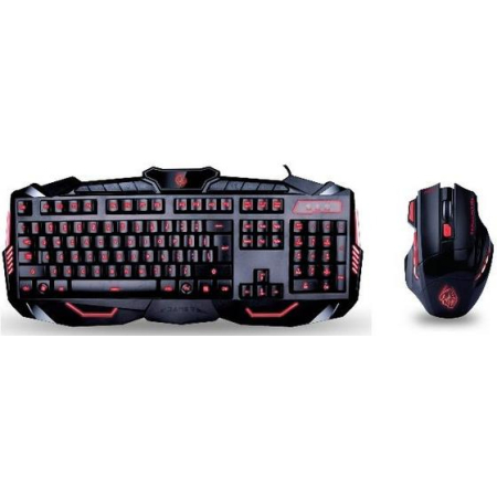 Ενσύρματο πληκτρολόγιο-ποντίκι Zeroground KB-1500GUMS AZAI