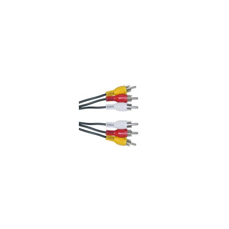 Καλώδιο 3 x RCA (Αρσ) - 3 x RCA (Αρσ) - 1.5m