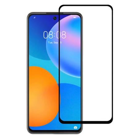 Tempered Glass 5D για Huawei P Smart 2021 Full Cover Full Glue Μαύρο