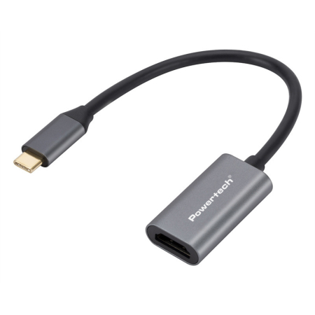 Αντάπτορας USB-C σε HDMI POWERTECH CAB-UC086 4K/60Hz γκρι