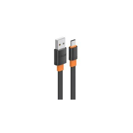 Καλώδιο flat USB σε USB-C CELEBRAT CB-33C 3A 480Mbps 1m
