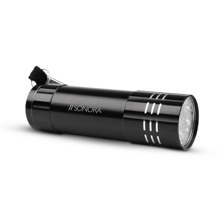 Αλουμινένιος mini φακός LED SONORA BLACK RAY 30lm 6000K
