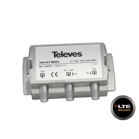 TELEVES TV-SAT(dc) Mixer/Diplexer LTE