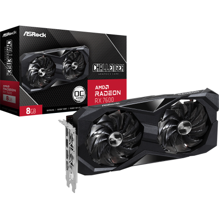 Κάρτα Γραφικών AMD Radeon RX 7600 Asrock Challenger 8GB GDDR6