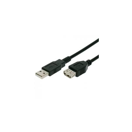 Powertech καλώδιο προέκταση A/F USB 2.0V (480mbp/s) - 5m - BLACK CAB-U013