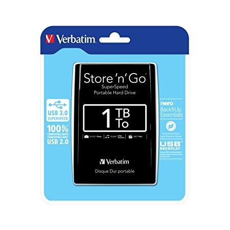 Εξωτερικός σκληρός δίσκος 1TB Store n Go Portable Verbatim