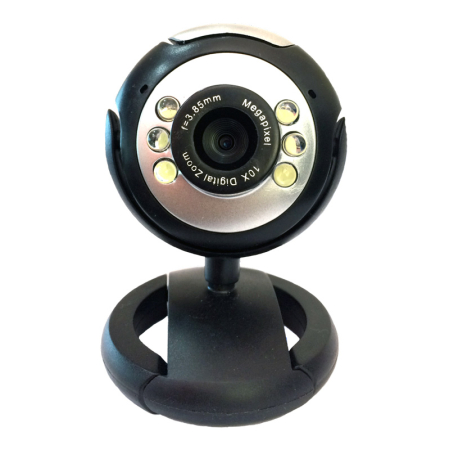 Web Camera Powertech 1.3MP, Plug & Play, Black