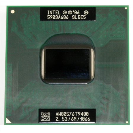 Intel Core 2 Duo Mobile Processor T9400 6M Cache 2.53GHz 1066MHz FSB - Refurbished