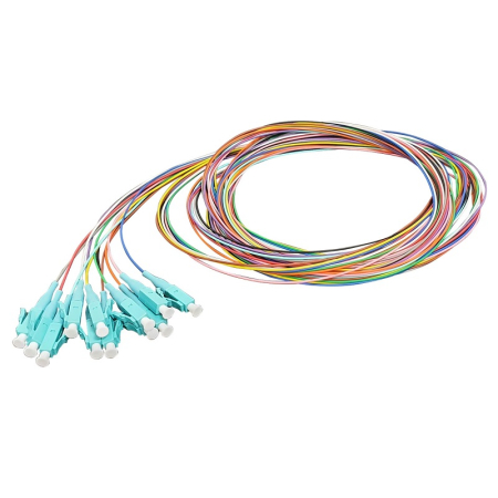 Fiber Pigtail EFB O3482.2 LC 50/125 OM3 LSZH 2m 12τεμ