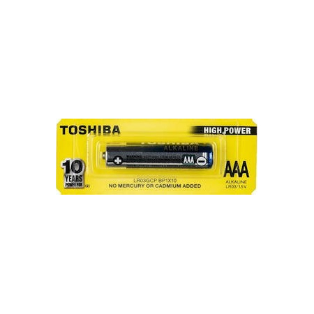 Μπαταρία TOSHIBA αλκαλική LR03GCP BP1 AAA LR03 1.5V 1τμχ