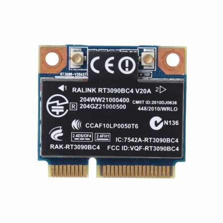 Κάρτα mini PCI-e RALINK RT3090BC4 WiFi 300Mbps + Bluetooth 3.0