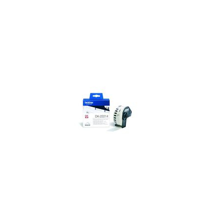 Ρολό Αυτοκόλλητο Χαρτί Θερμικό 12mm x 30.5m Brother DK-22214