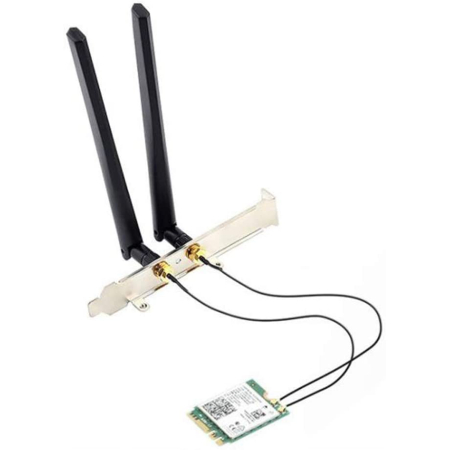 Κάρτα δικτύου Intel AX200NGW NGFF M.2 802.11Ax 2400Mbps Dual Band Wifi 6 BT5.0 2x Antennas