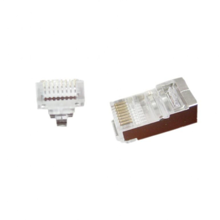 Βύσματα RJ45 8P8C FTP pass through 50τμχ