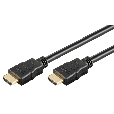 GOOBAY Καλώδιο HDMI 2.0 με Ethernet 58575 HDR 30AWG 4K 3m Μαύρο