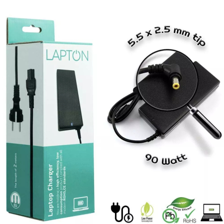 Τροφοδοτικό LAPTON για Toshiba 19V 90W 4.5A 5.5x2.5mm