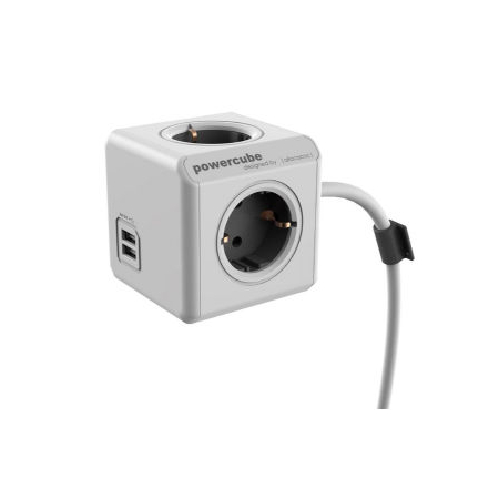 Πολύπριζο Powercube Original 4 x DE 2 x USB sockets - 3m