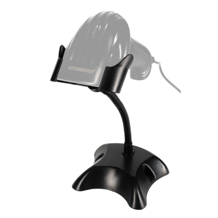 GTCODESTAR βάση για barcode scanner GTC-STAND εύκαμπτος μεταλλικός βραχίονας μαύρη