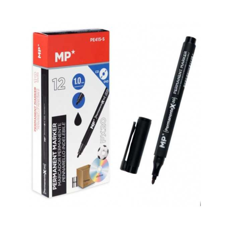 Ανεξίτηλος μαρκαδόρος MP PX20 μαύρος 1mm
