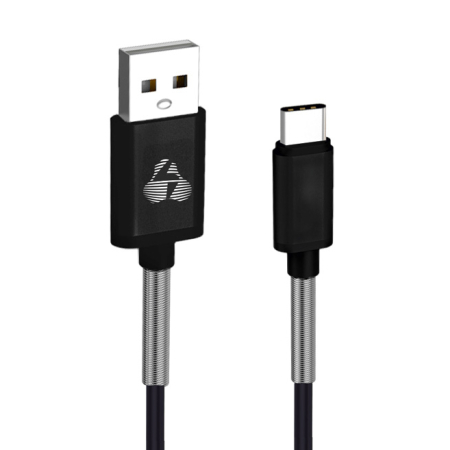 Καλώδιο USB 2.0 σε Type C 2.1A Flex Alu - 1m