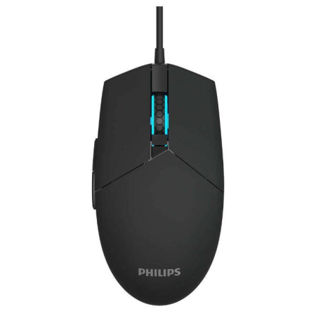 Ενσύρματο ποντίκι Philips SPK9304 RGB 6400DPI μαύρο USB