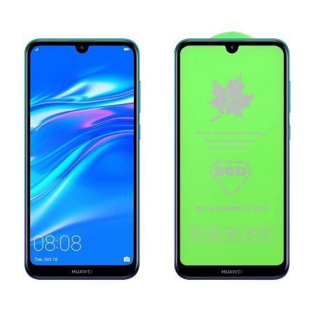Tempered Glass 5D Full Glue Huawei Y7/Prime/Pro 2019 Black