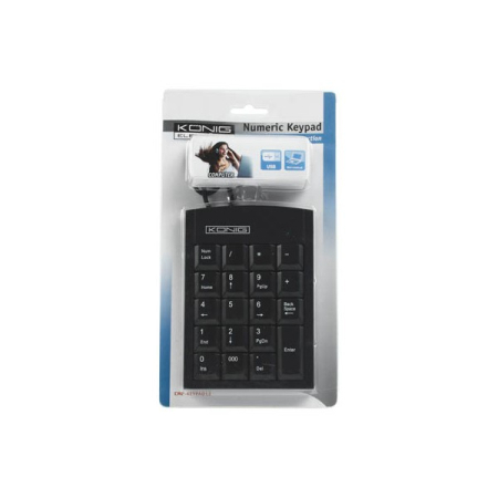 ΑΡΙΘΜΗΤΙΚΟ ΠΛΗΚΤΡΟΛΟΓΙΟ KONIG CMP-KEYPAD12 USB