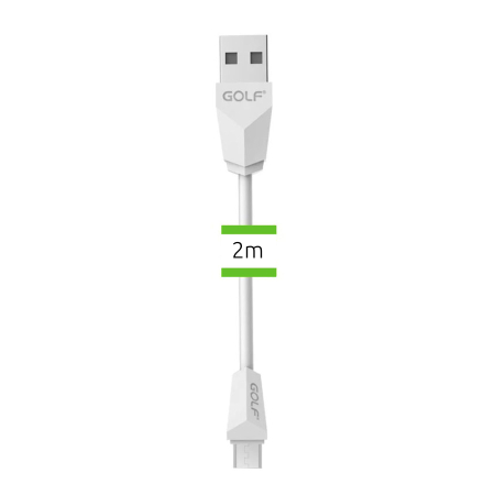 Καλώδιο USB 2.0 σε USB Micro Golf Diamond 2m