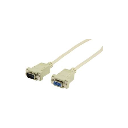 Καλώδιο CABLE-170 VGA αρσ. - VGA θηλ. 1.8M GREY