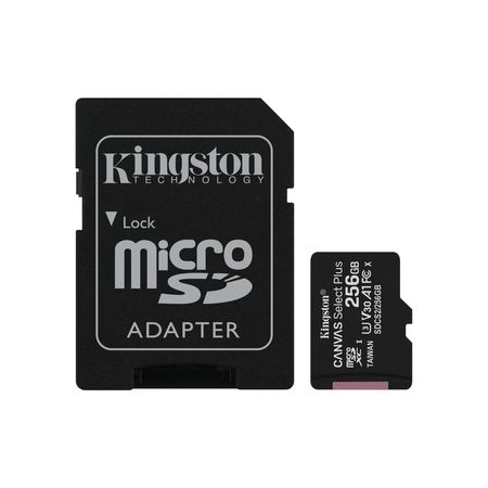 Κάρτα Μνήμης Kingston Canvas Select Plus 256 GB microSDXC UHS-I