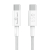 Καλώδιο USB Type-C PTR-0181 65W PD Braided 1m Λευκό
