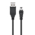 GOOBAY καλώδιο USB σε USB Mini 93229 480Mbps 0.3m μαύρο
