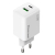 Φορτιστής τοίχου PT-1551 USB & USB-C PD QC4.0 AVS GaN 45W λευκός