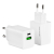 Φορτιστής τοίχου PT-1551 USB & USB-C PD QC4.0 AVS GaN 45W λευκός
