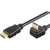 Καλώδιο HDMI (Μ) 19pin 1,4V(CCS) με Ethernet - 1.5Μ - Με γωνία 90 μοίρες (UP)-Power Tech