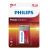 PHILIPS Power αλκαλική μπαταρία 6LR61P1B/10 6LR61 9V 1τμχ