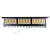 Patch panel Goobay CAT 6 STP 24 θυρών 1U Μαύρο