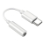 Αντάπτορας USB-C σε 3.5mm POWERTECH CAB-UC088 λευκός