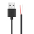 POWERTECH καλώδιο USB CAB-U157 με ελεύθερα άκρα 1m μαύρο