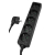 POWERTECH πολύπριζο PT-872 5x schuko 16A 3m μαύρο