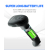 Barcode Scanner GTCODESTAR X-9701B 1D & 2D ενσύρματο & ασύρματο Bluetooth & 2.4G 2000mAh μαύρο